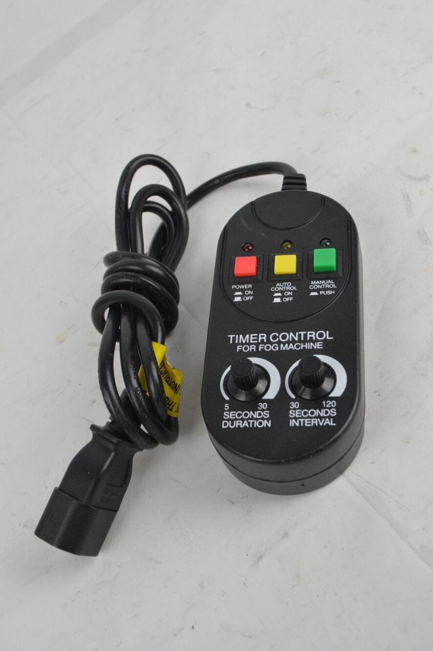 Gemmy Fog Smoke Machine Timer Power Switch Controller Black No. 25254
